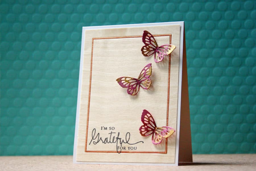 Inspiration: Beautiful Butterflies on Wood