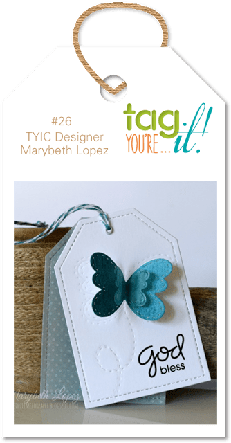Floral Tag Inspiration Piece from Tag You're It!
