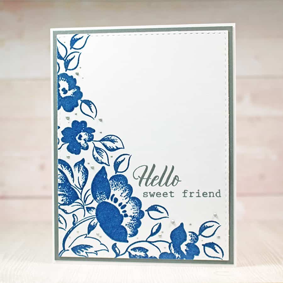 Saying Hello with Embossed Florals From Altenew