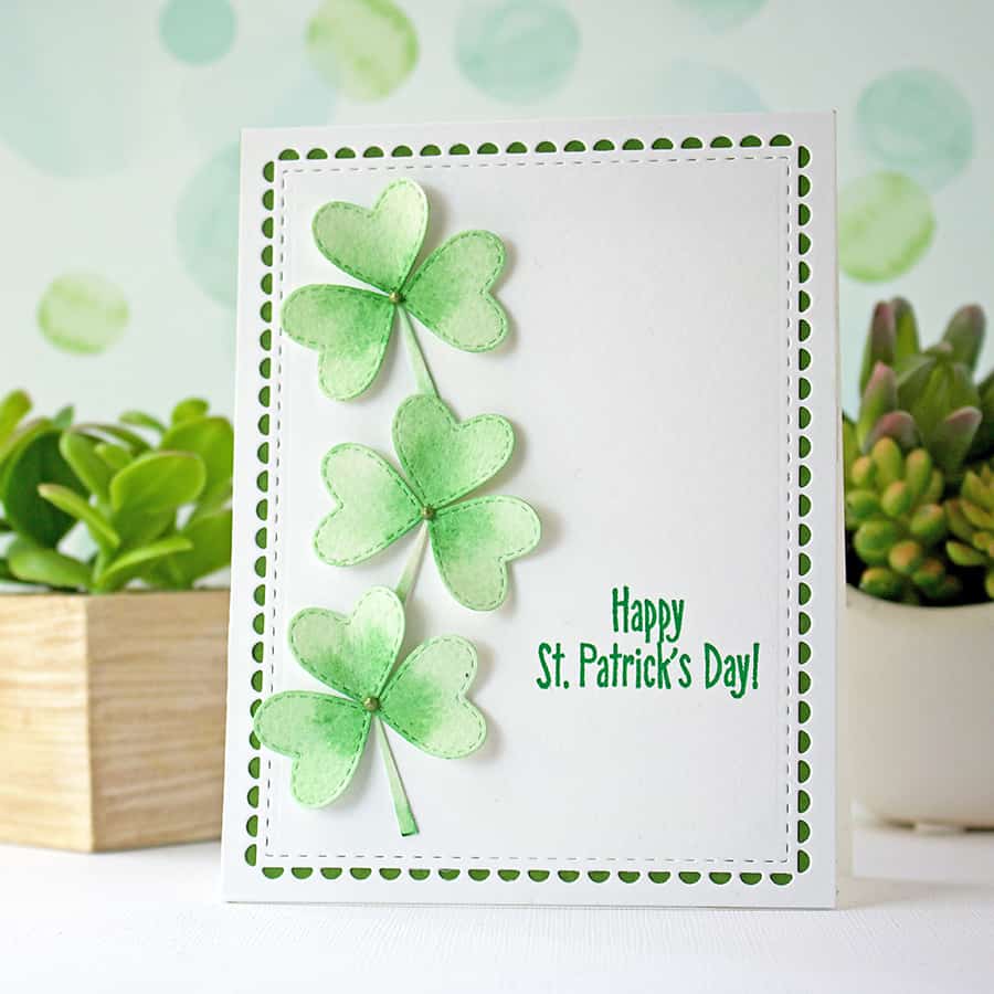 Repurposing Diecut Shapes: Hearts to Shamrocks