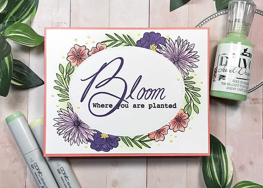 Bloom Where You Are Planted + Stamp Masking - September subscription box (The Hedgehog Hollow)