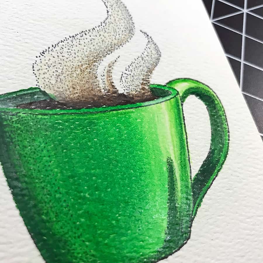 Warm Wishes + Coloring With Polychromos Pencils