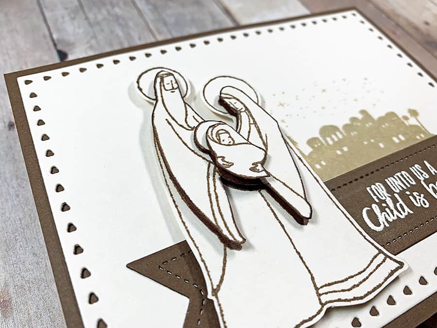 Glory to God from Whimsy Stamps + Paper Piecing