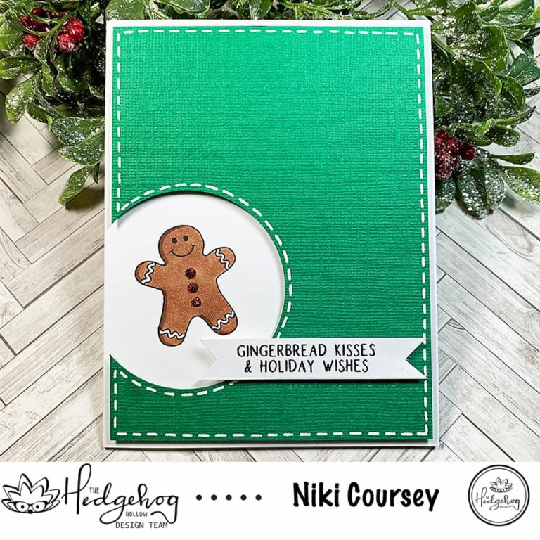 Gingerbread Kisses & Holiday Wishes Card