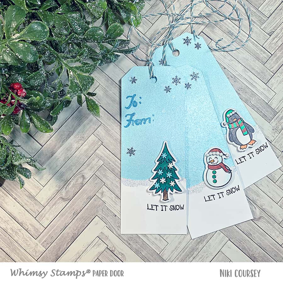 Paper Door: Tall Holiday Gift Tags