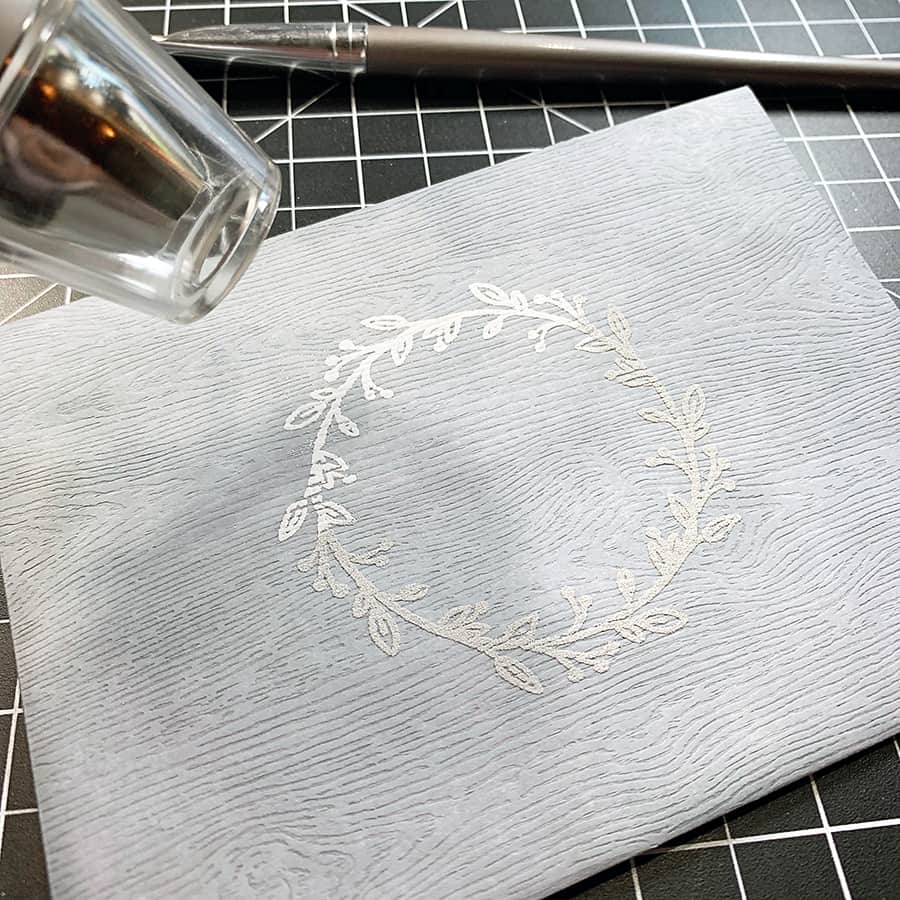 Weathered Wood Holiday Envelopes