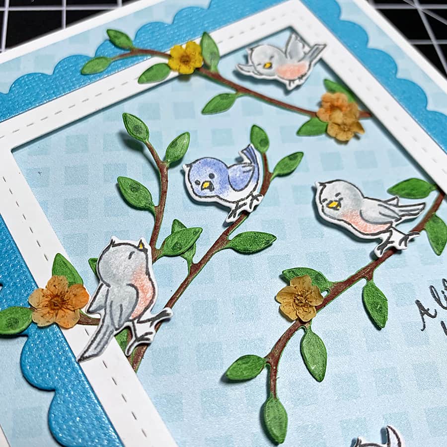 Birthday Birdies With The Hedgehog Hollow April 2019 Kit