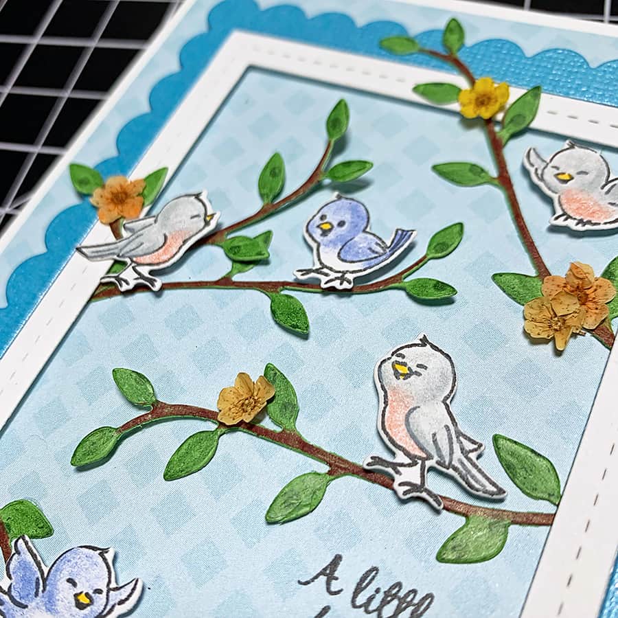 Birthday Birdies With The Hedgehog Hollow April 2019 Kit