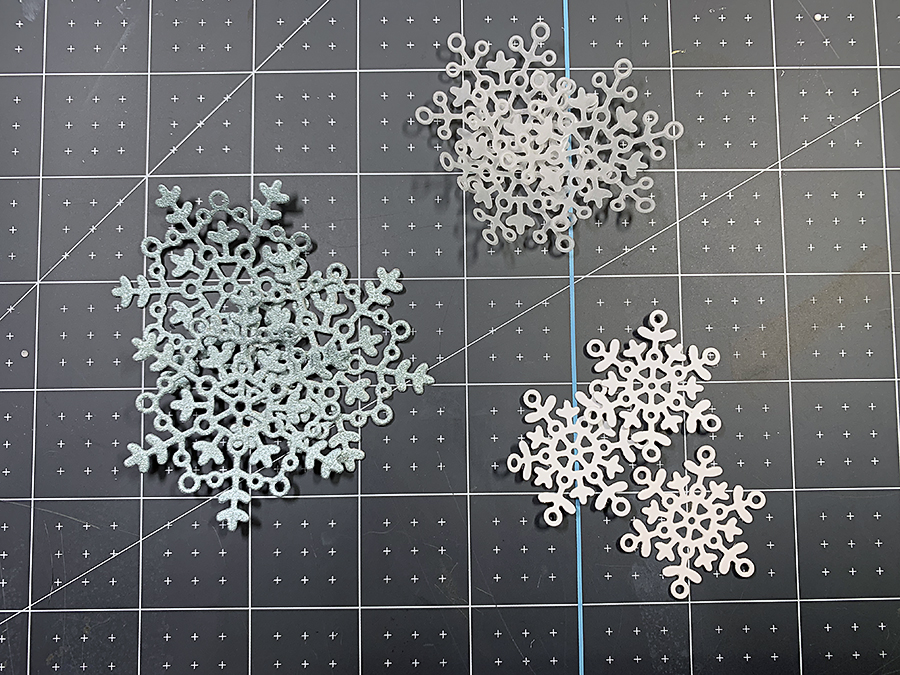 Snowflake spinner parts!