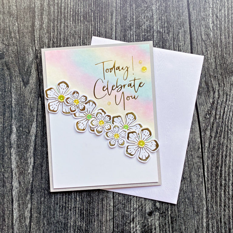 Celebrate You: A Happy, Pastel Watercolor Card